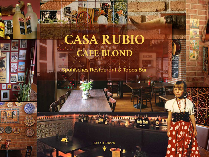 Screenshot cafe-blond.de
