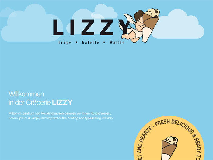 Screenshot lizzy-re.de