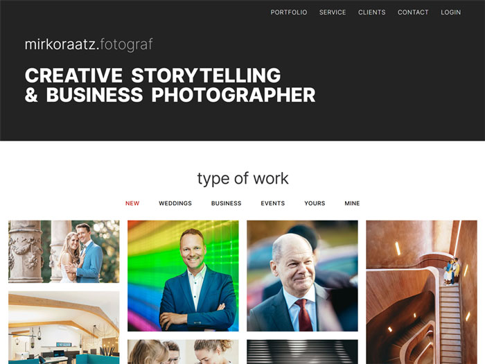 Screenshot mirkoraatz.de