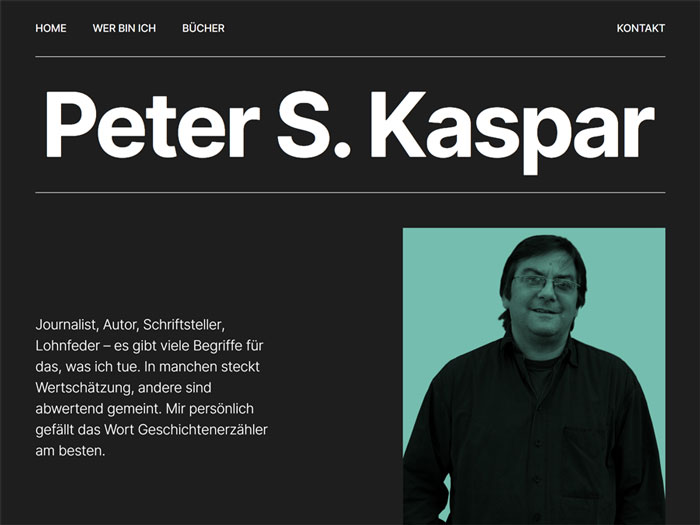 Screenshot peter-s-kaspar.de